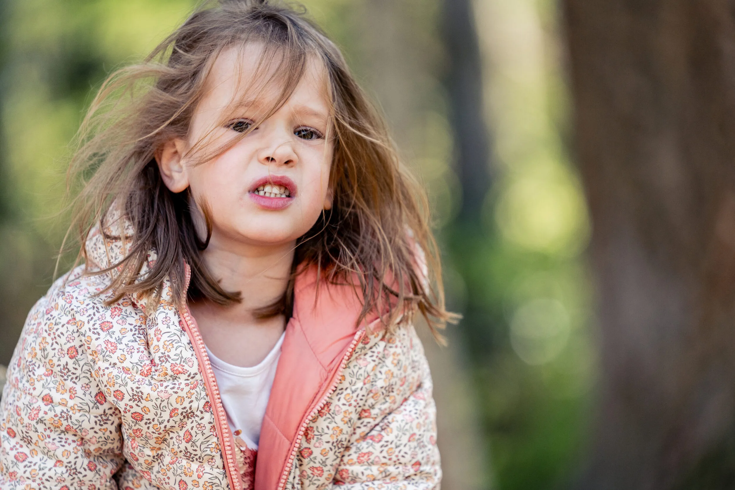 Outdoor portrait of a child